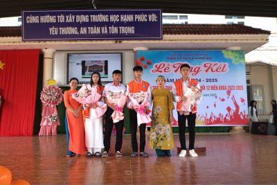 TRƯỜNG THPT NGUYỄN THỊ MINH KHAI LONG TRỌNG TỔ CHỨC LỄ TỔNG KẾT NĂM HỌC 2024 – 2025 VÀ CHƯƠNG TRÌNH TRI ÂN & TRƯỞNG THÀNH HỌC SINH KHỐI 12 NIÊN KHOÁ 2022 – 2025